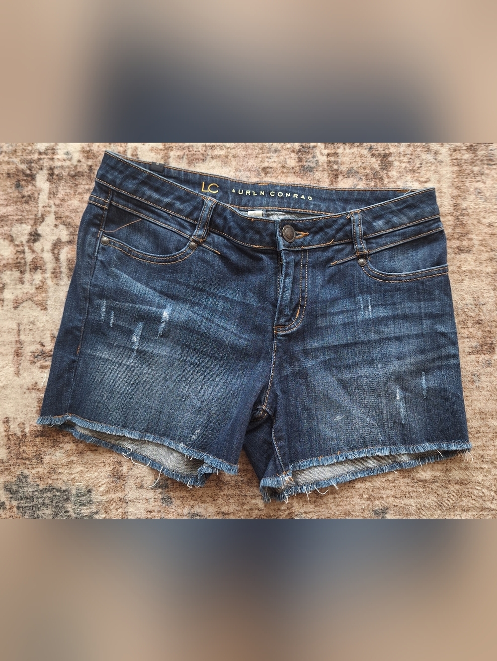 LC Lauren Conrad Denim Cutoff Shorts. Sz 6